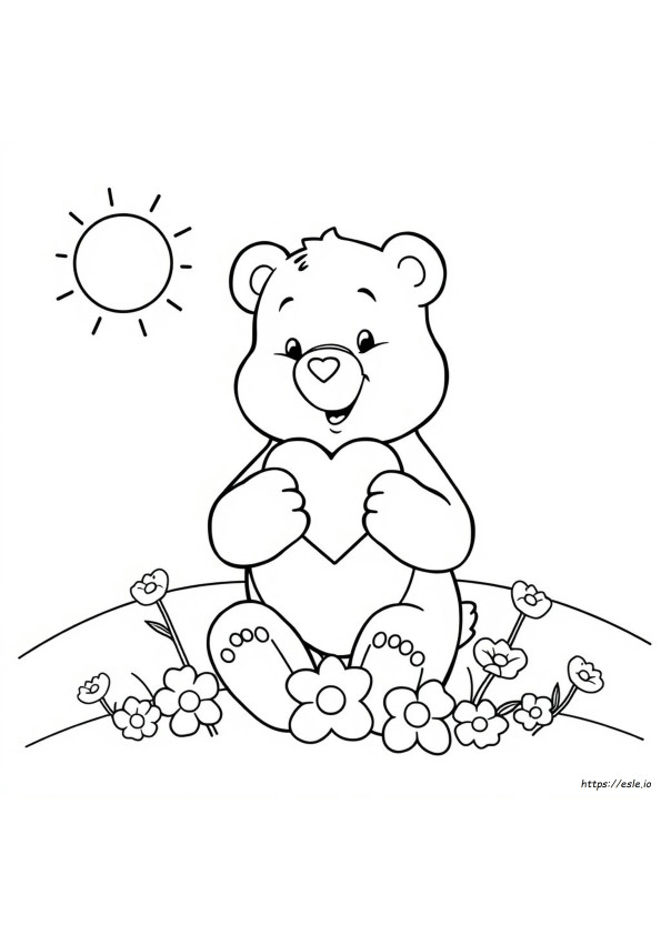 Care Bear Mewarnai Gambar Yang Dapat Dicetak