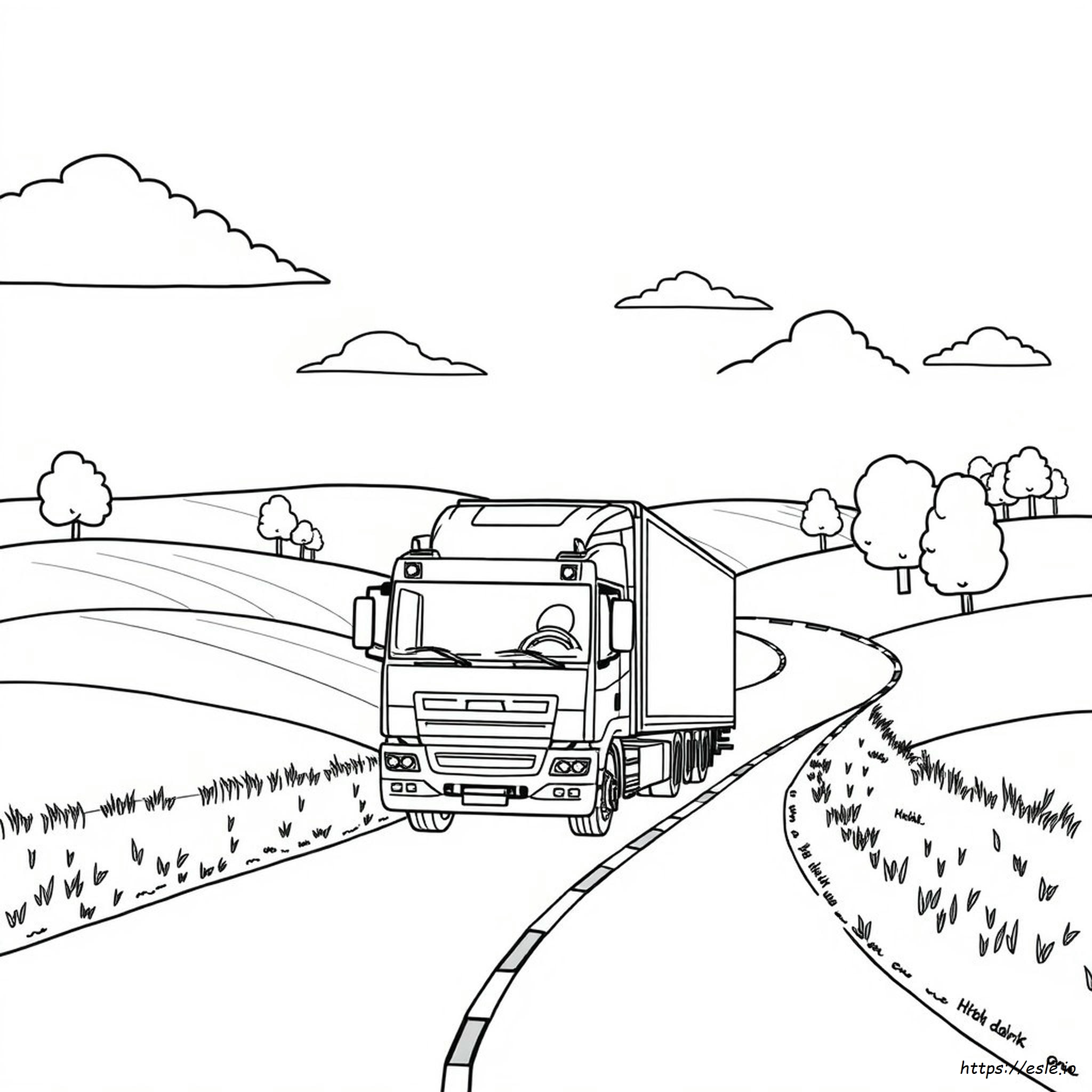 Camion Da Colorare