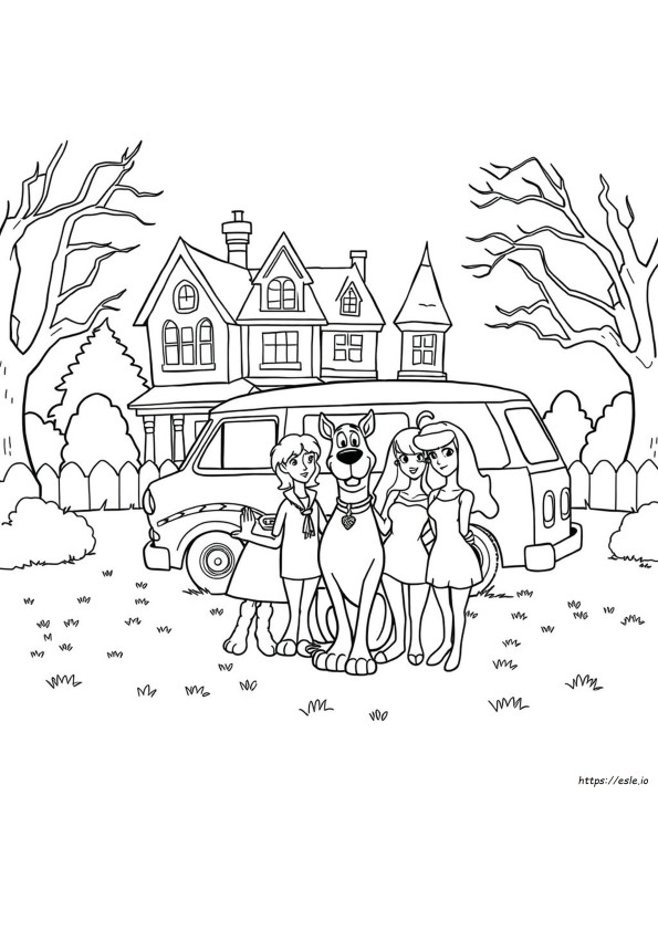 Scooby Doo E La Banda Da Colorare