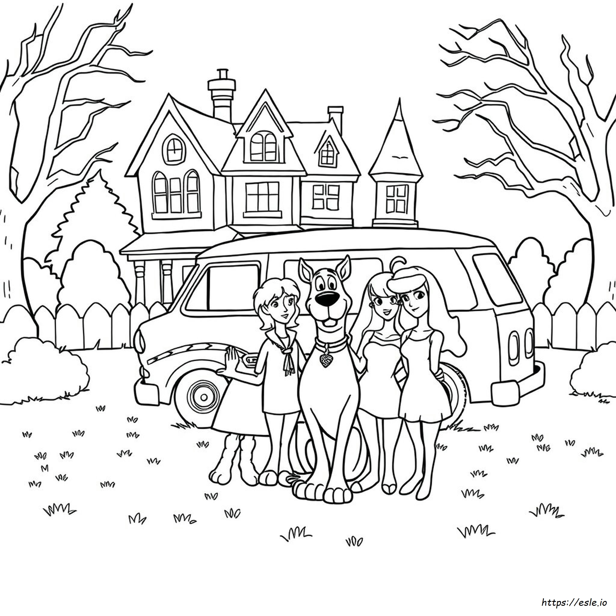 Scooby Doo And Gang Coloring Pages