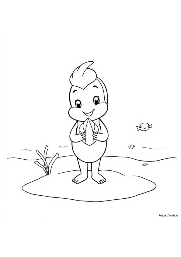 Bebefinn Mewarnai Gambar