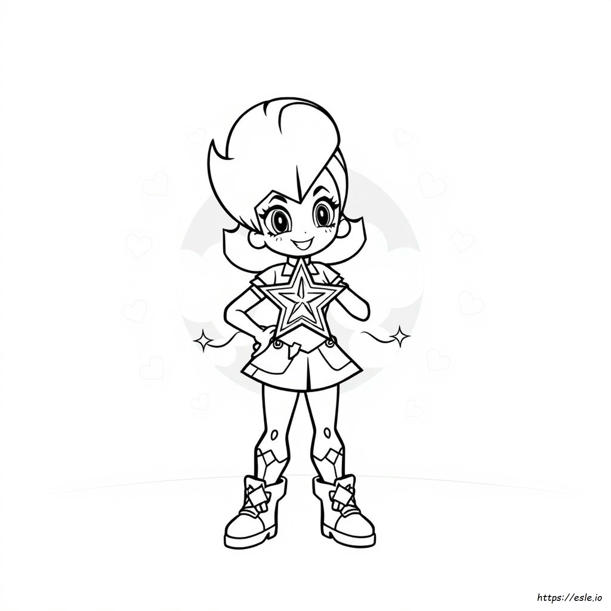 Glitter Force Doki Doki Disegni Da Colorare Glitter Ace
