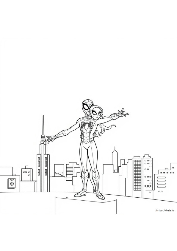 Disegni Da Colorare Di Spidey E I Suoi Fantastici Amici: Gwen