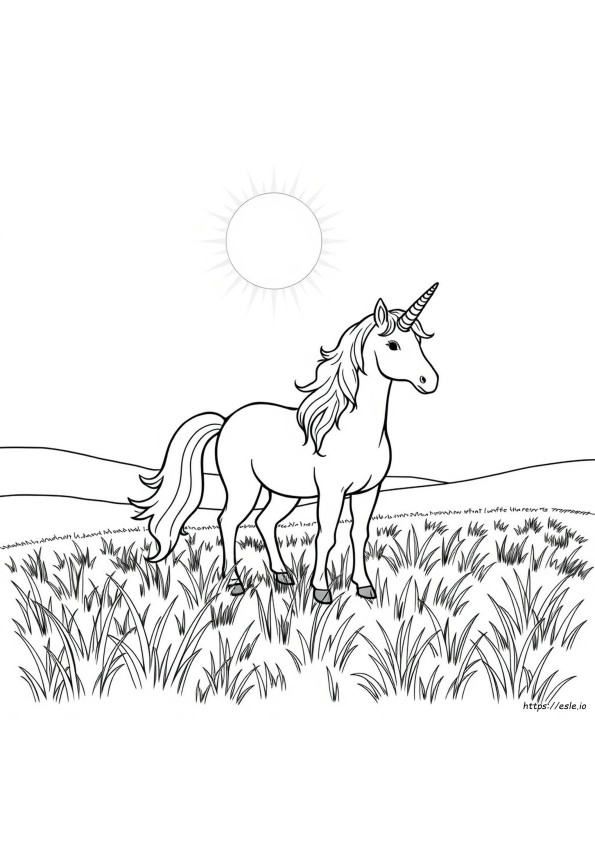 Cool Unicorn Coloring Pages