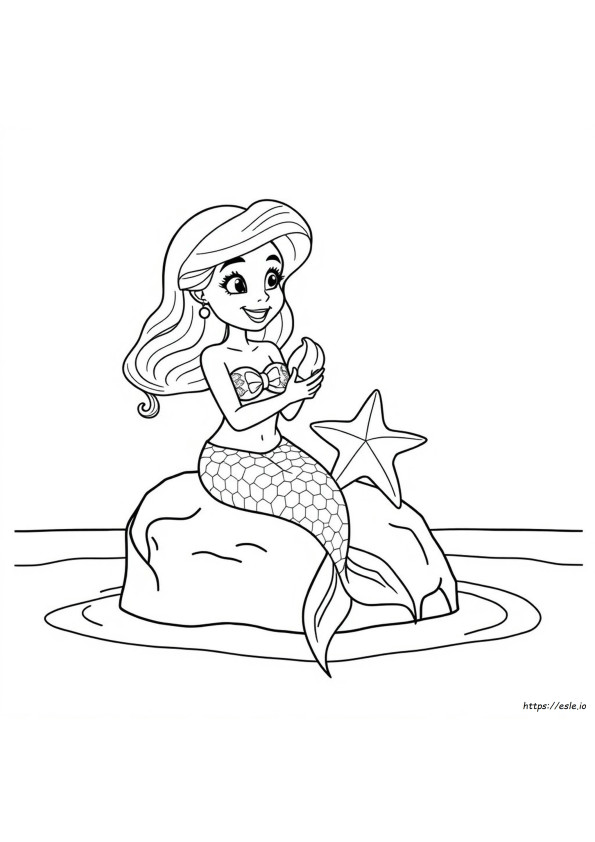 Sirenita Gambar Mewarnai