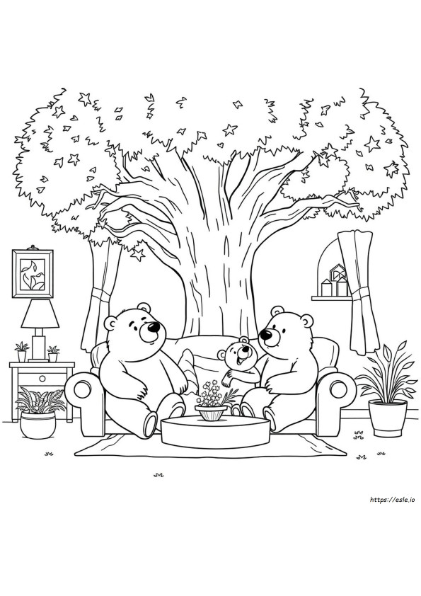 Berenstain Bears Ausmalbild