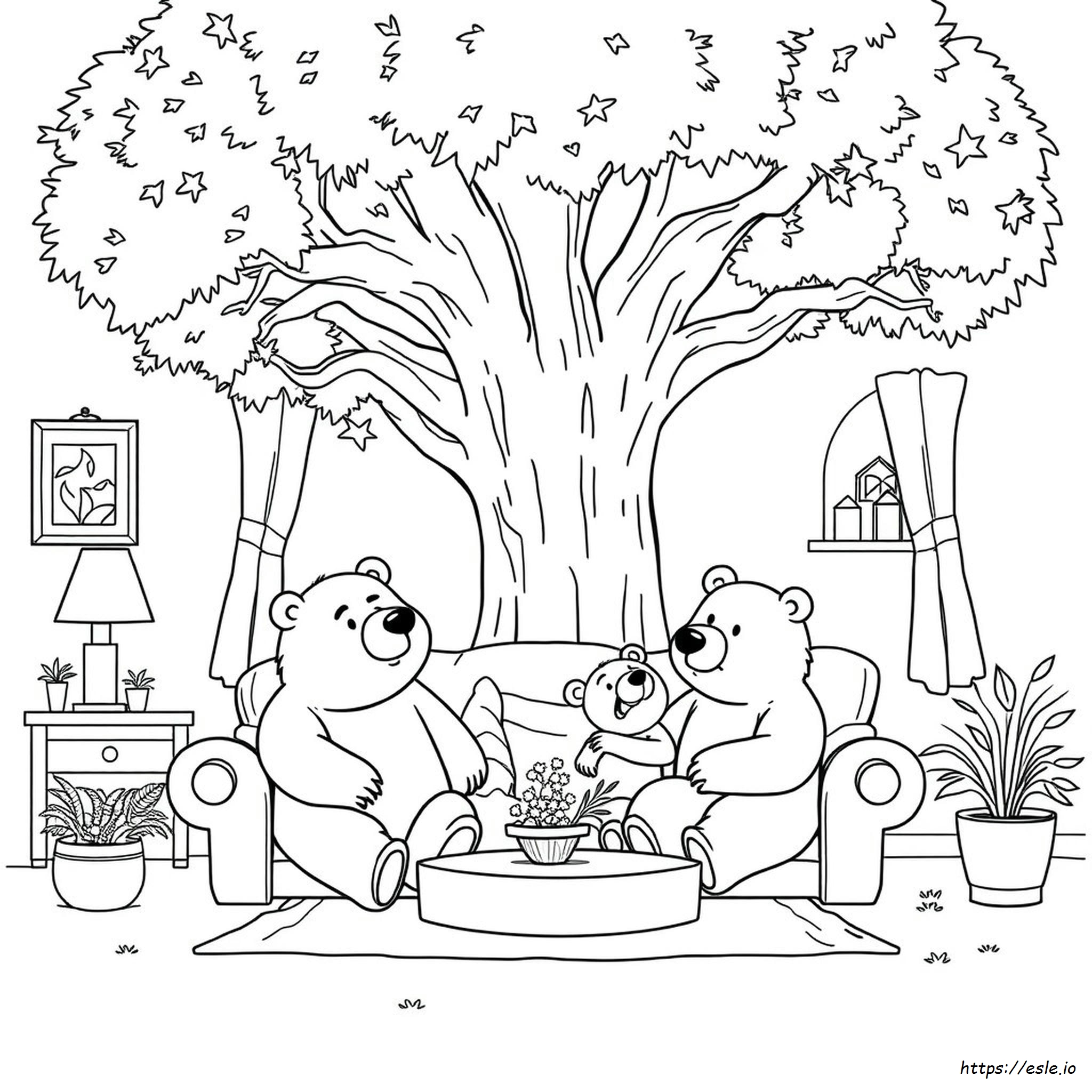 Disegno Da Colorare Degli Orsetti Berenstain