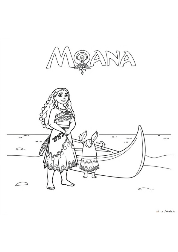 Moana Värityskuvat Tulostettava Pdf Ilmainen