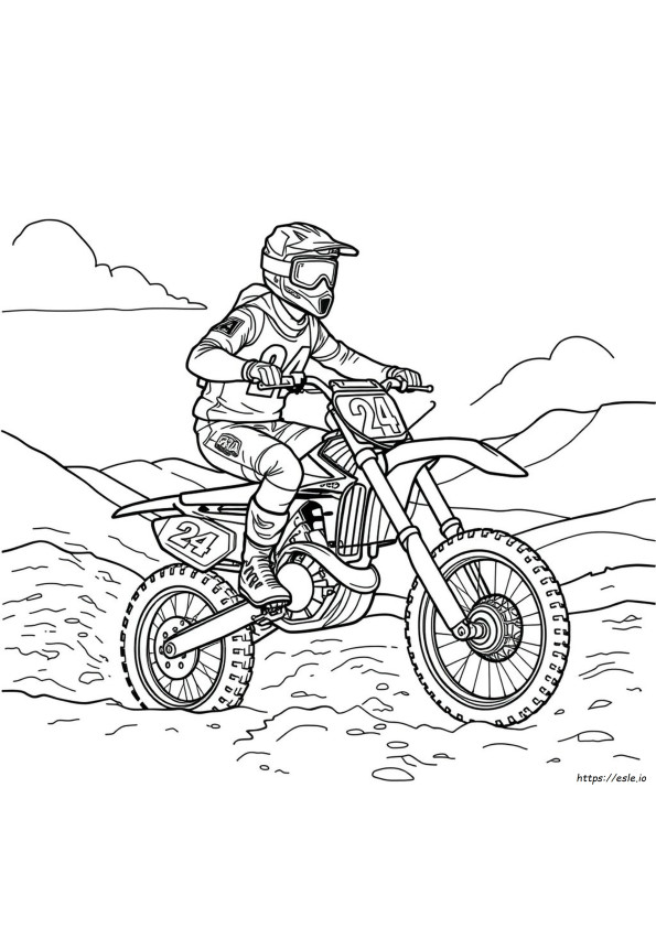Gambar Mewarnai Travis Pastrana