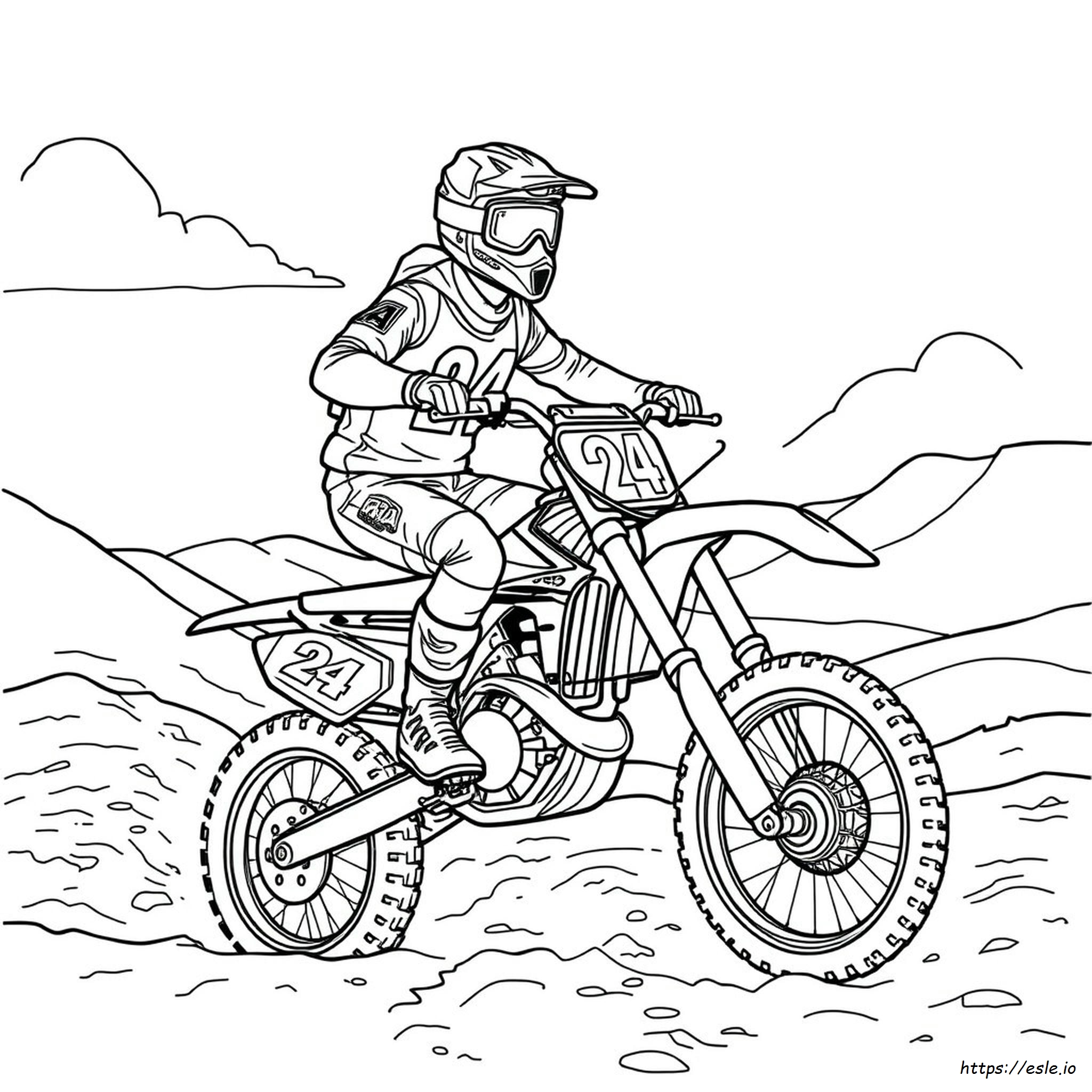 Travis Pastrana Para Colorear