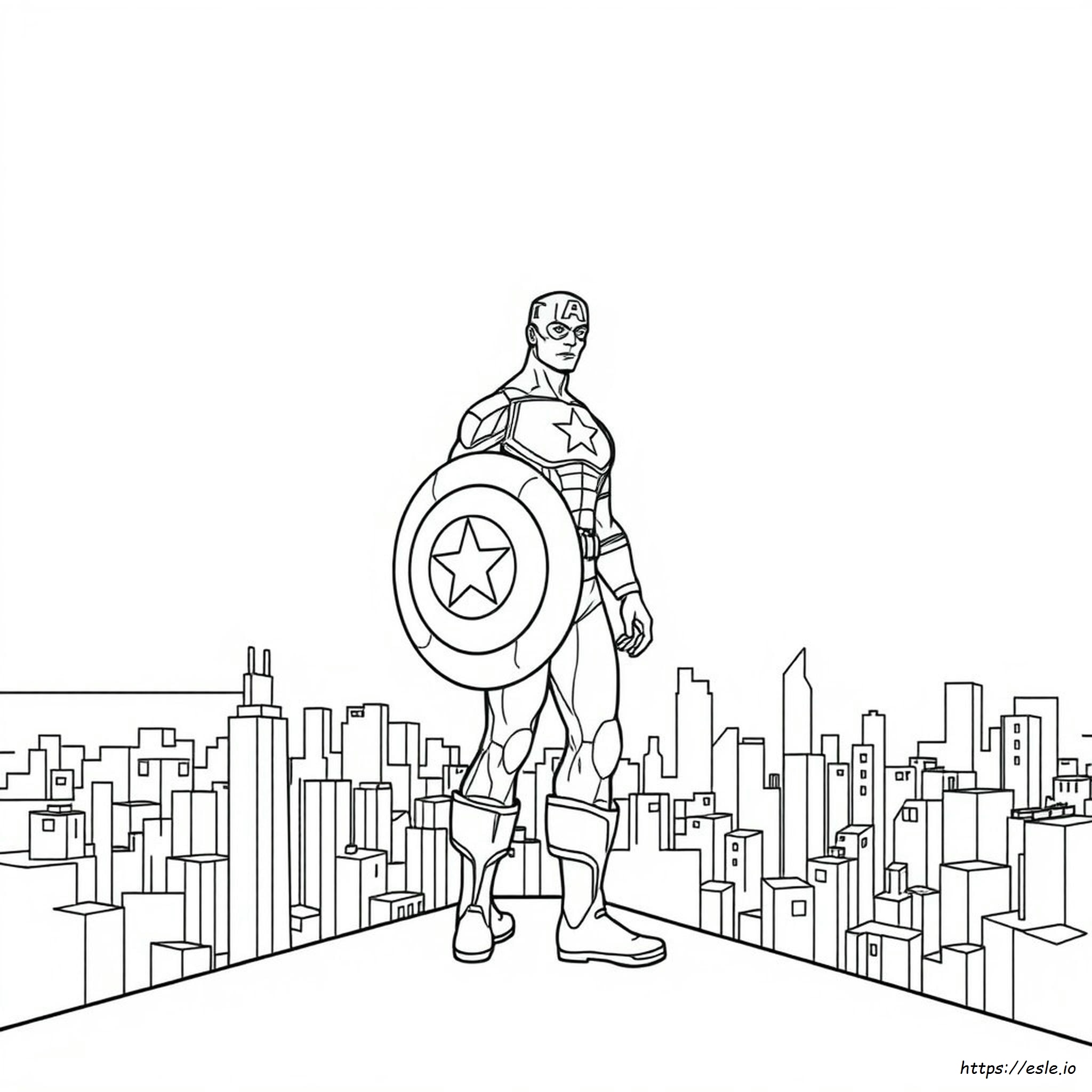 Marvel Los Vengadores Para Colorear