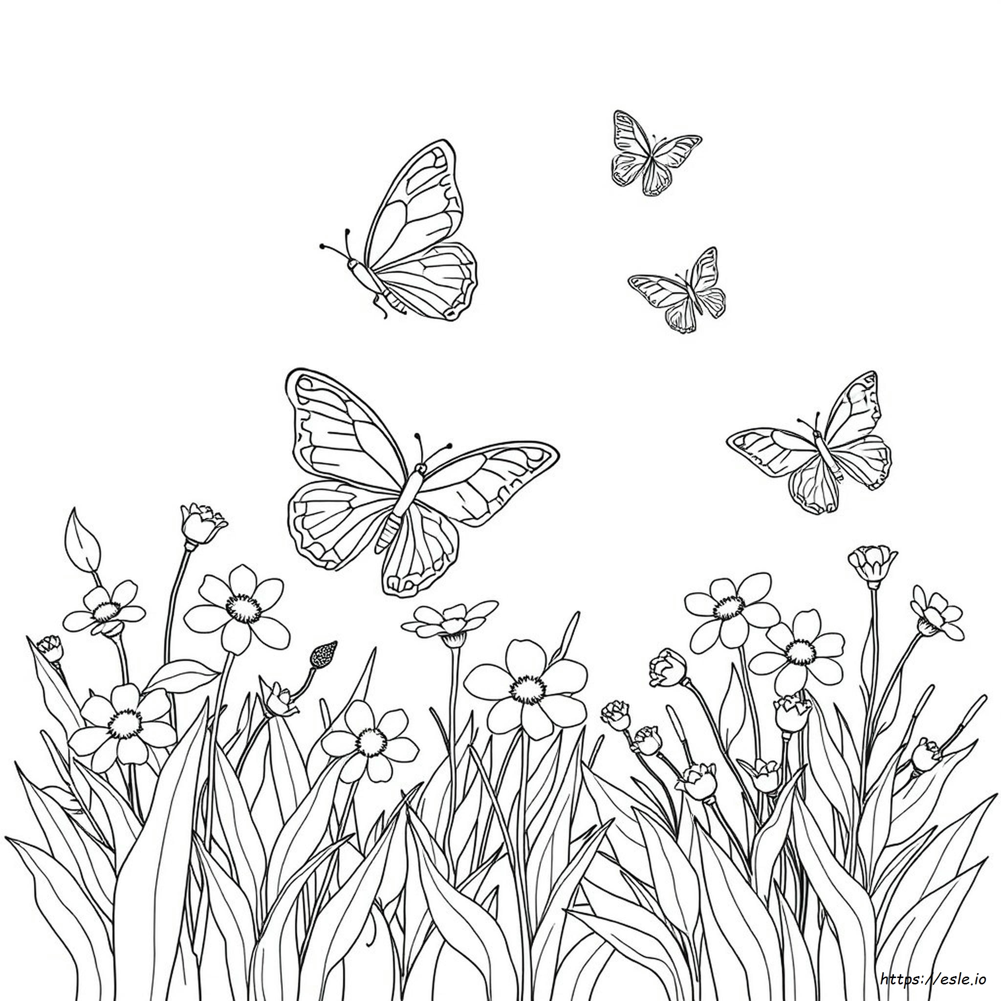 Mariposas Para Colorear Para Adultos