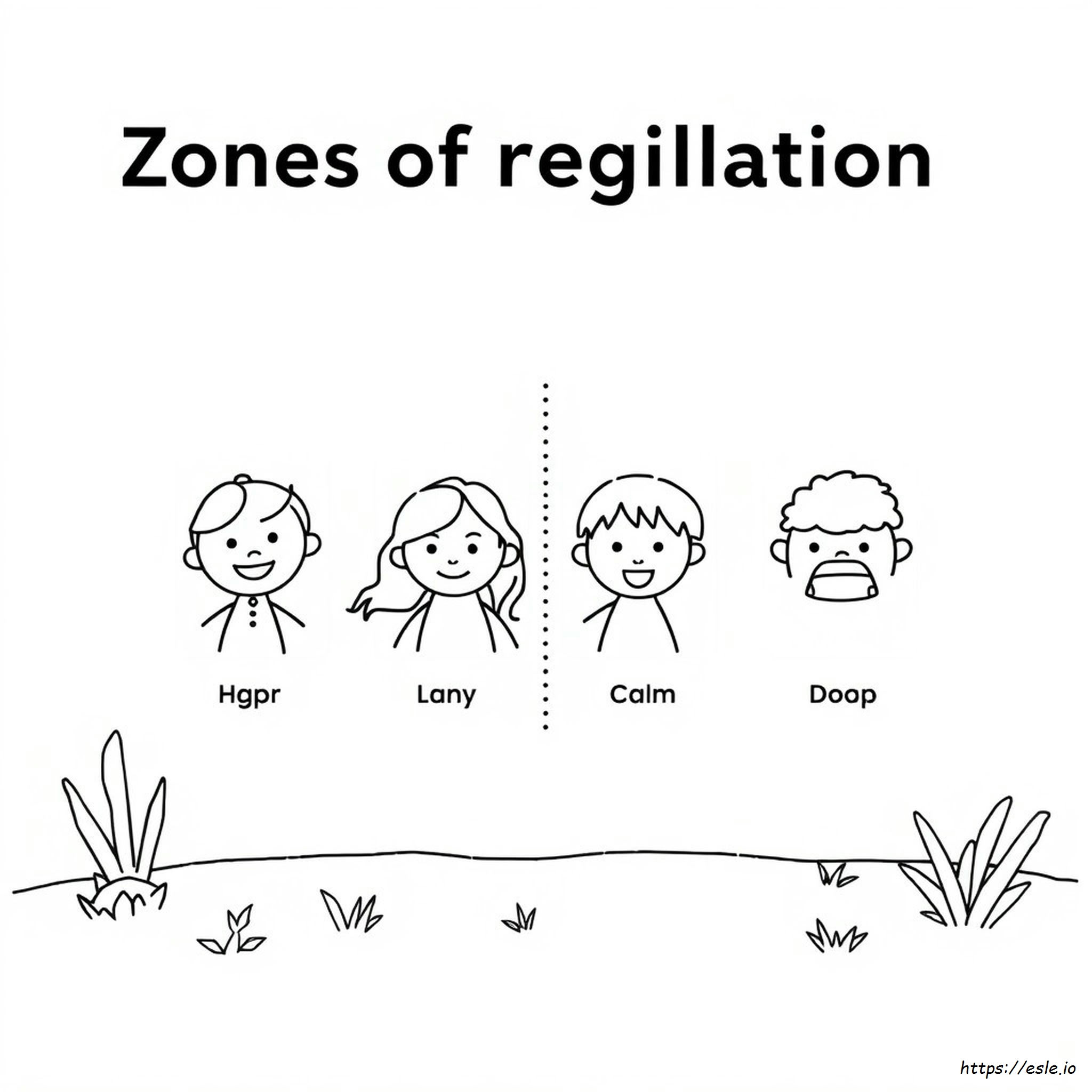 Zonas De Regulación Páginas Para Colorear Gratis