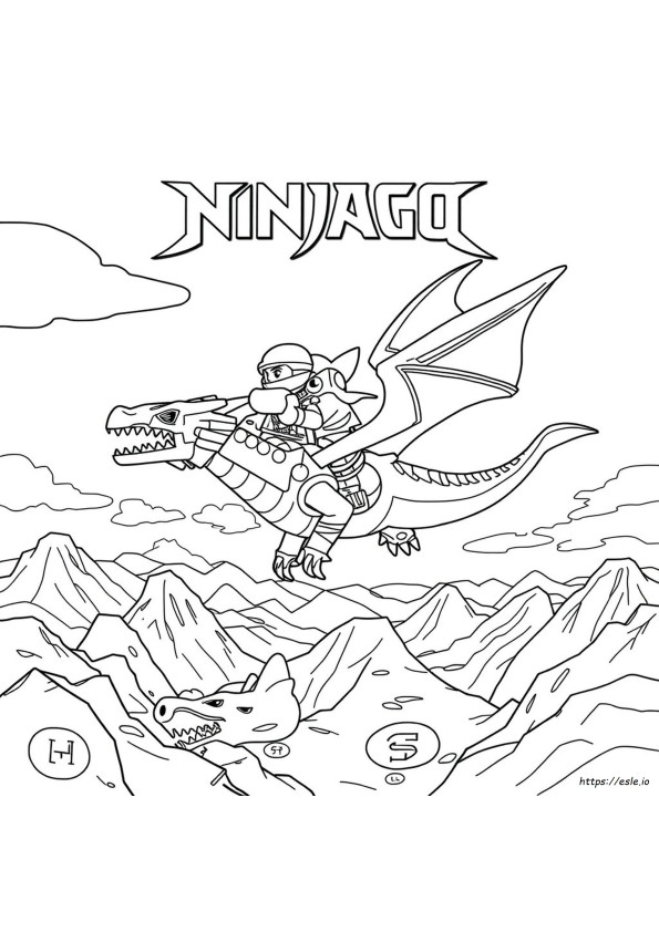Lego Ninjago Lloyd Dragon Coloring Pages