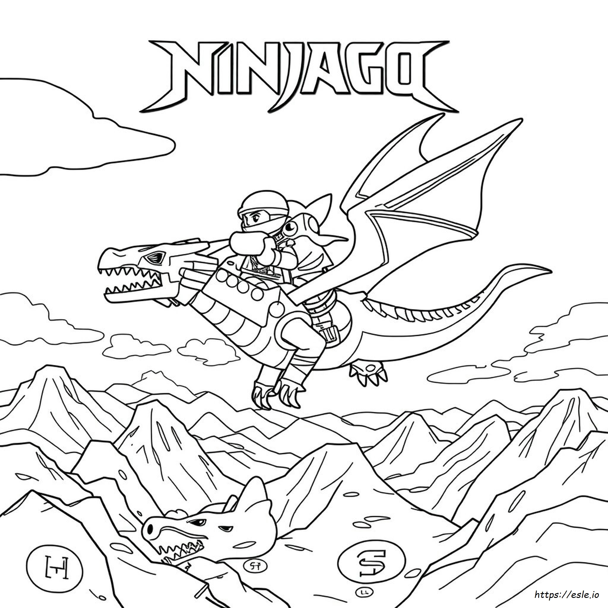 Disegni Da Colorare Lego Ninjago Lloyd Drago