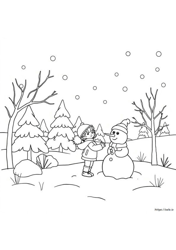 Inverno Da Colorare