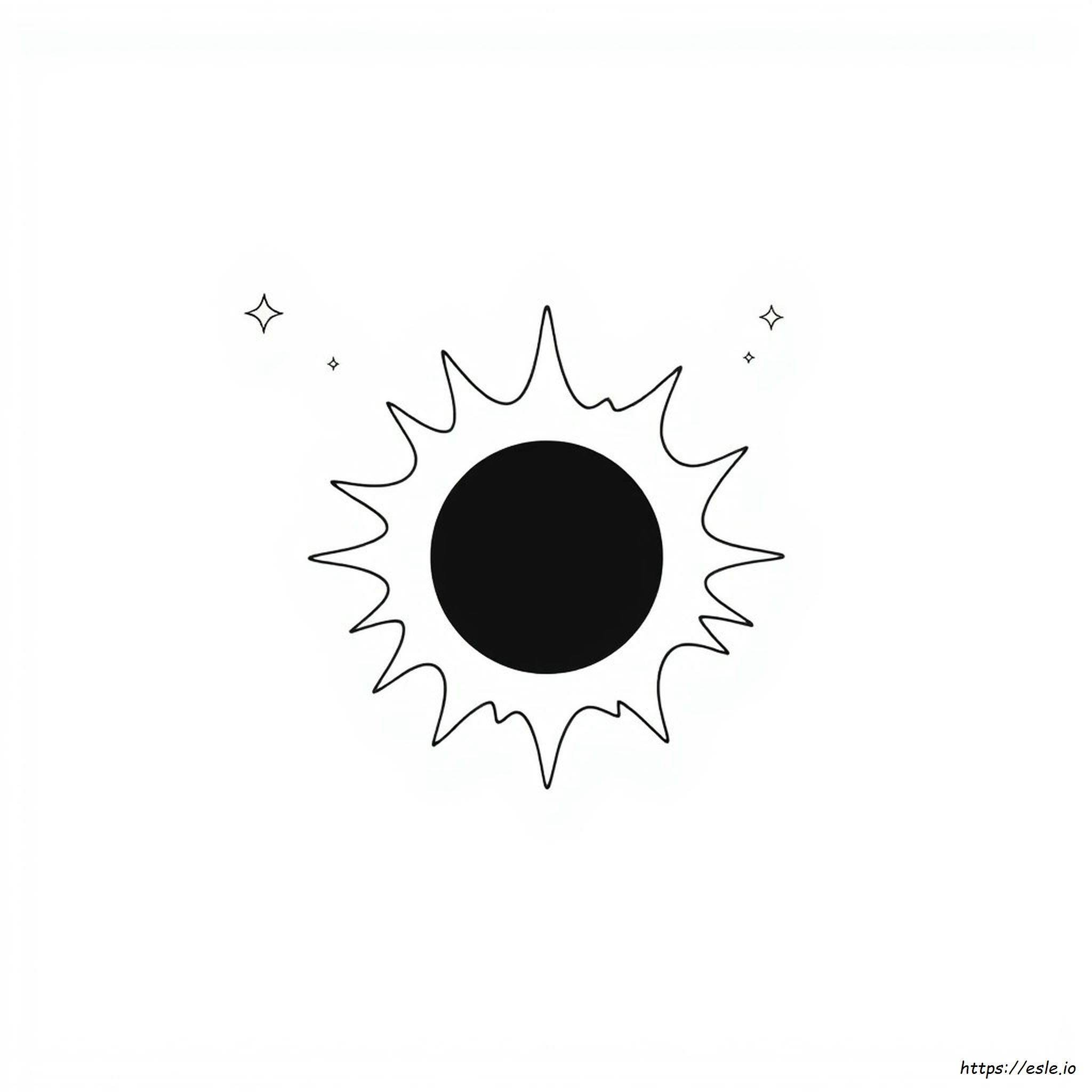 Free Printable Solar Eclipse Coloring Pages
