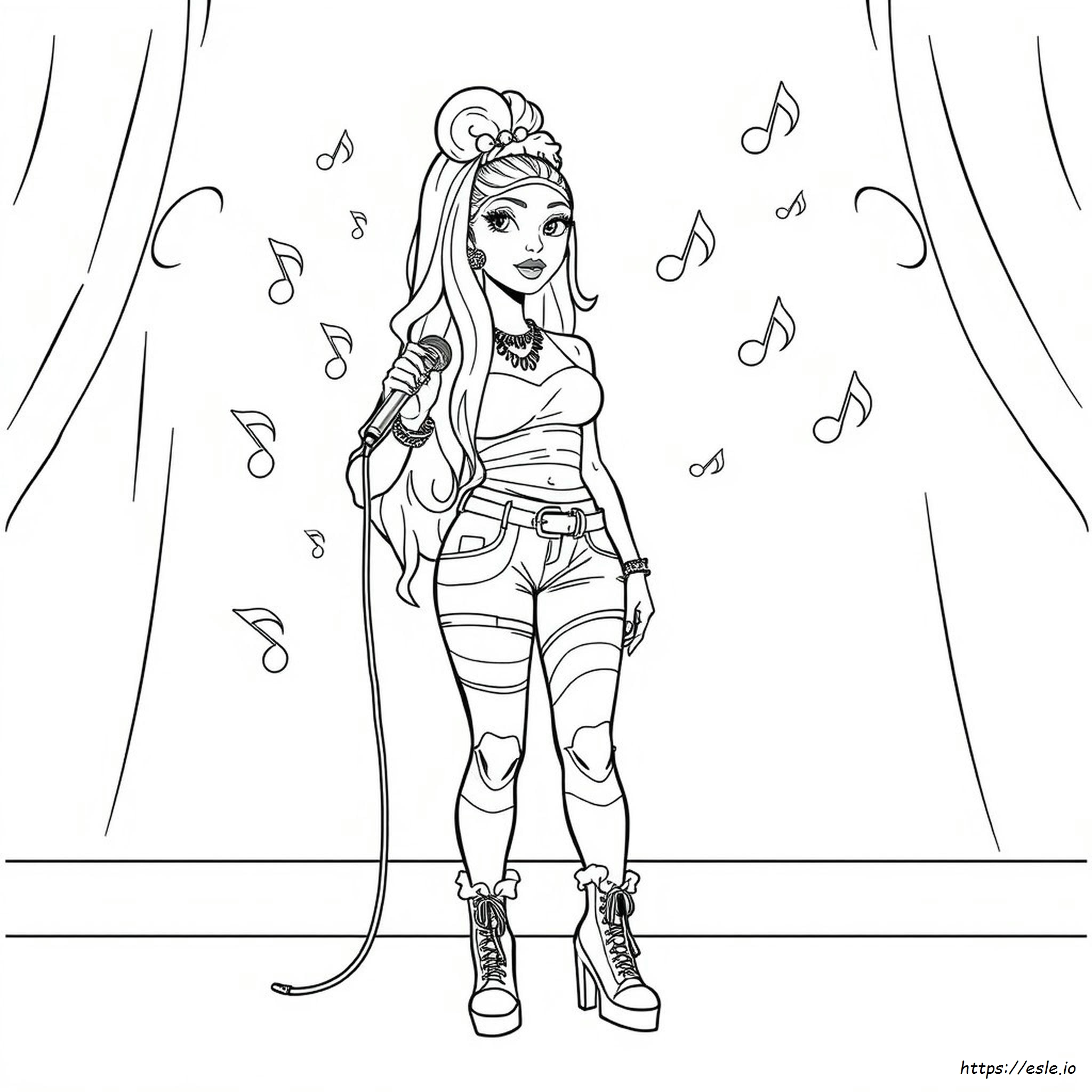 Nicki Minaj Coloring Sheets