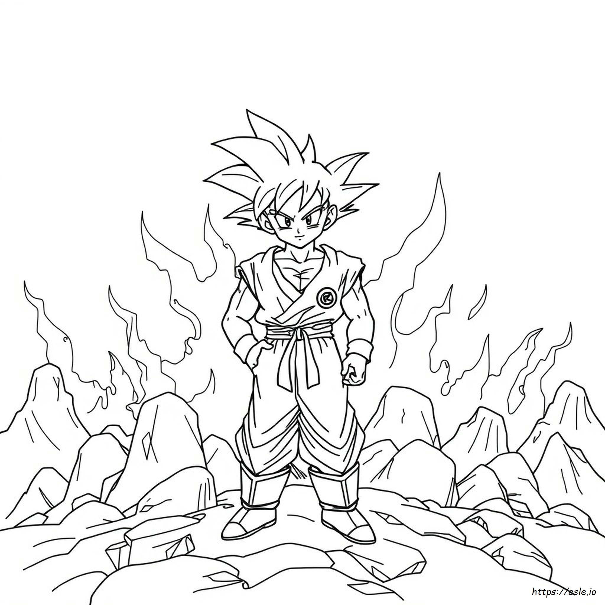 Dragon Ball Z Colouring Sheets