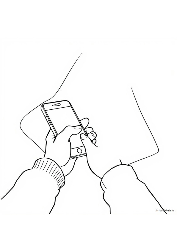 Gambar Mewarnai Ponsel Pintar
