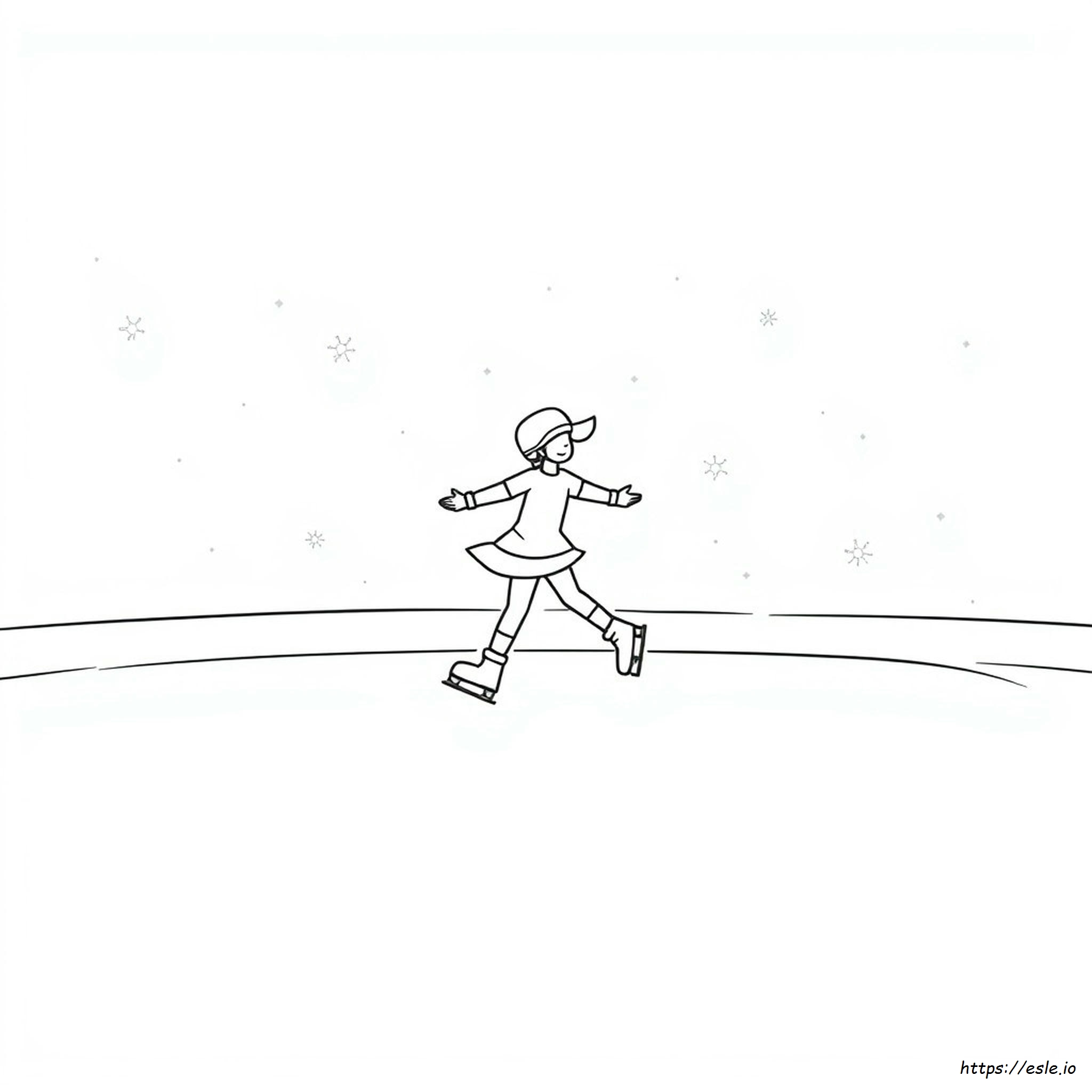 Figure Skating Coloring Pages
