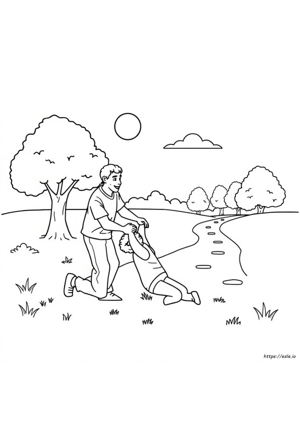 Buen Samaritano Para Colorear