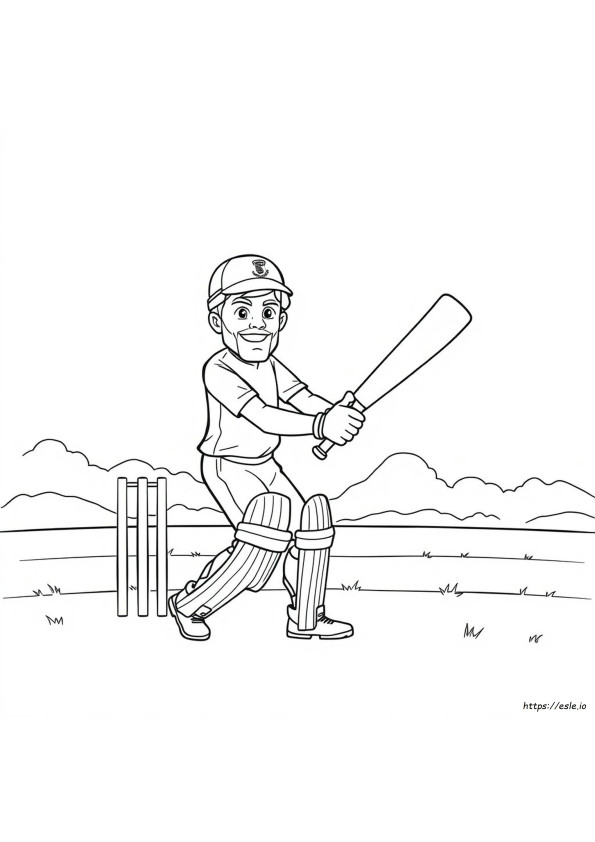 Virat Kohli Coloring Pages