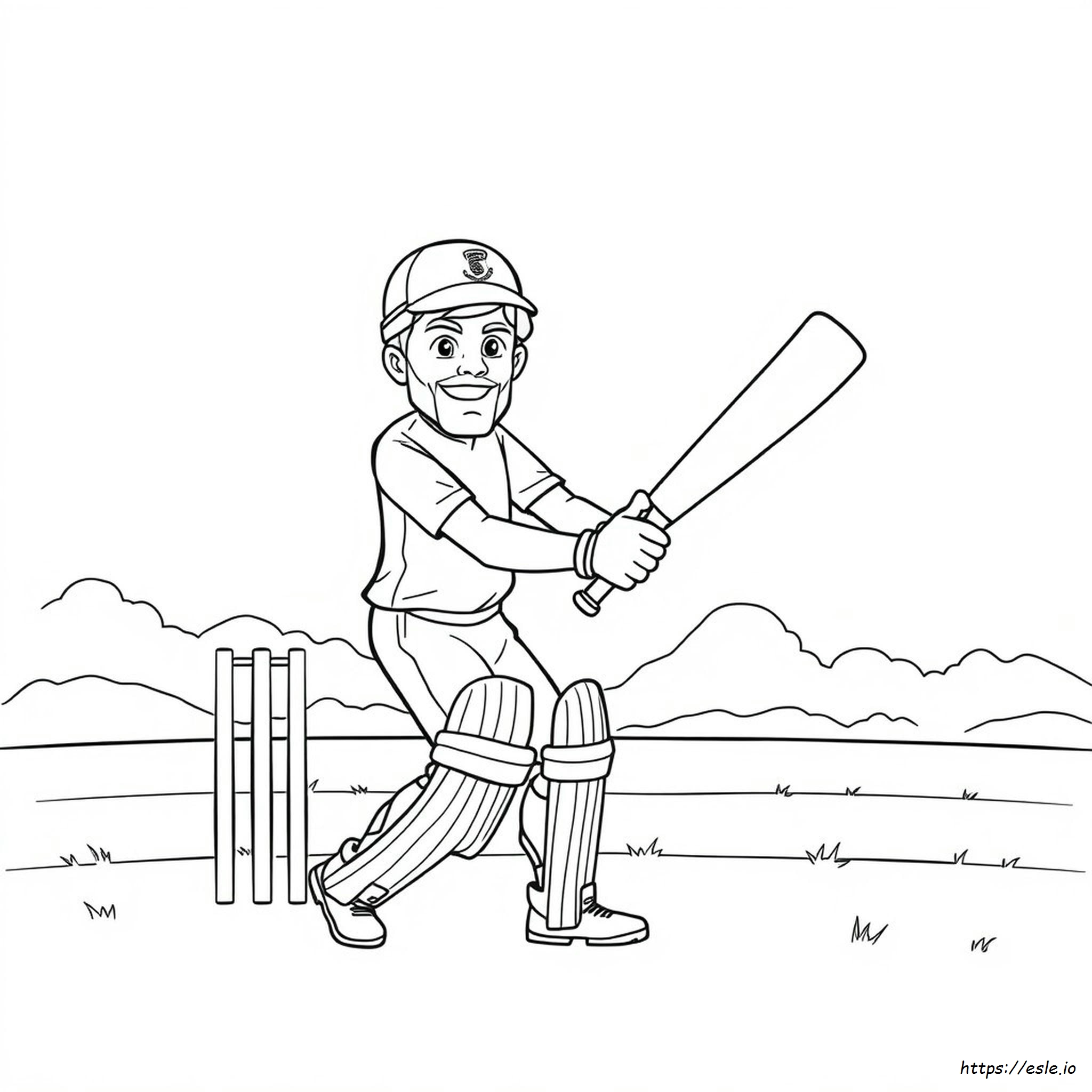Virat Kohli Boyama Sayfaları