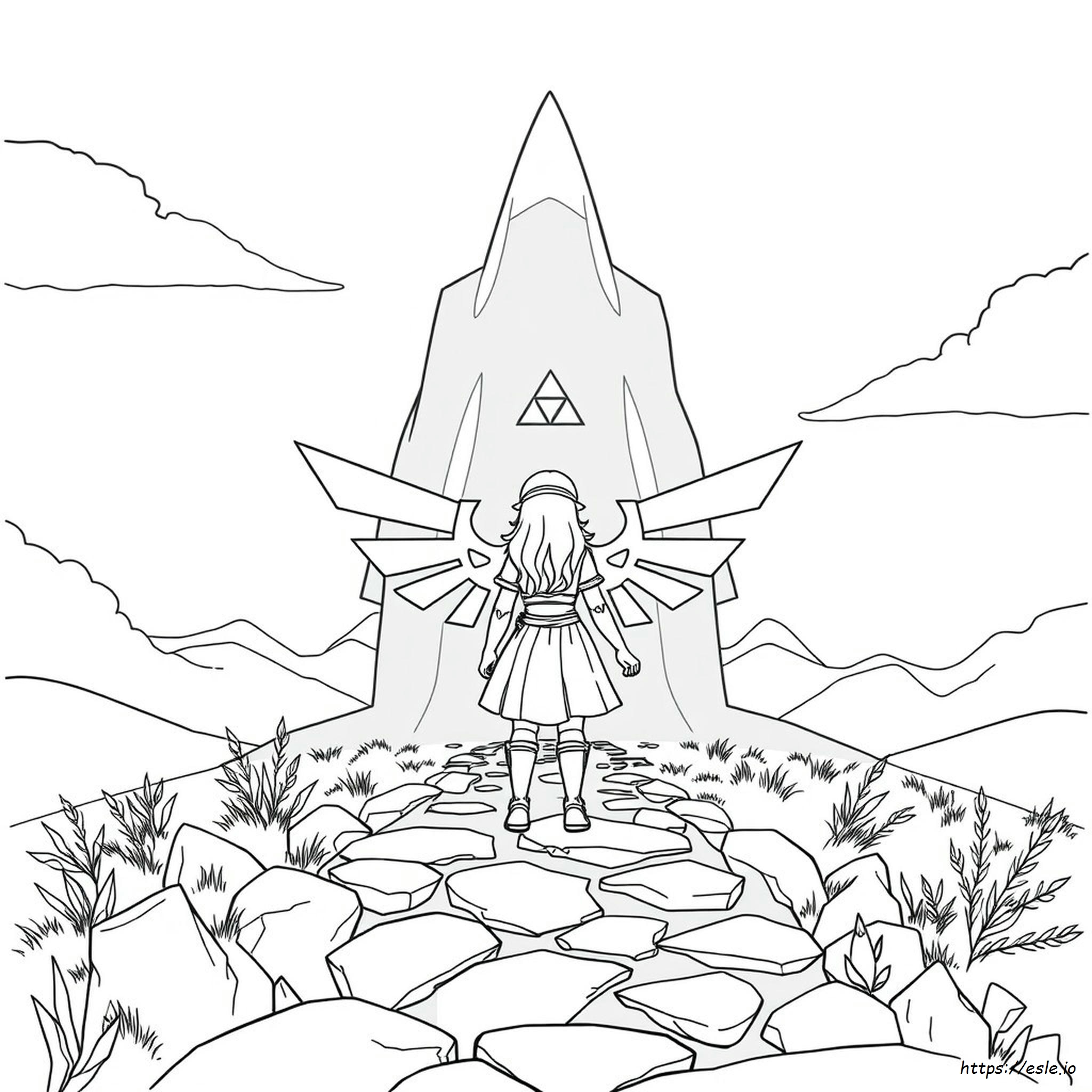 Páginas De Zelda Para Colorear Para Adultos