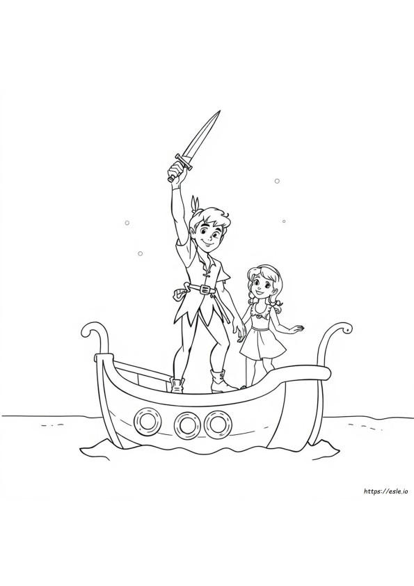 Peter Pan Boyama Sayfası