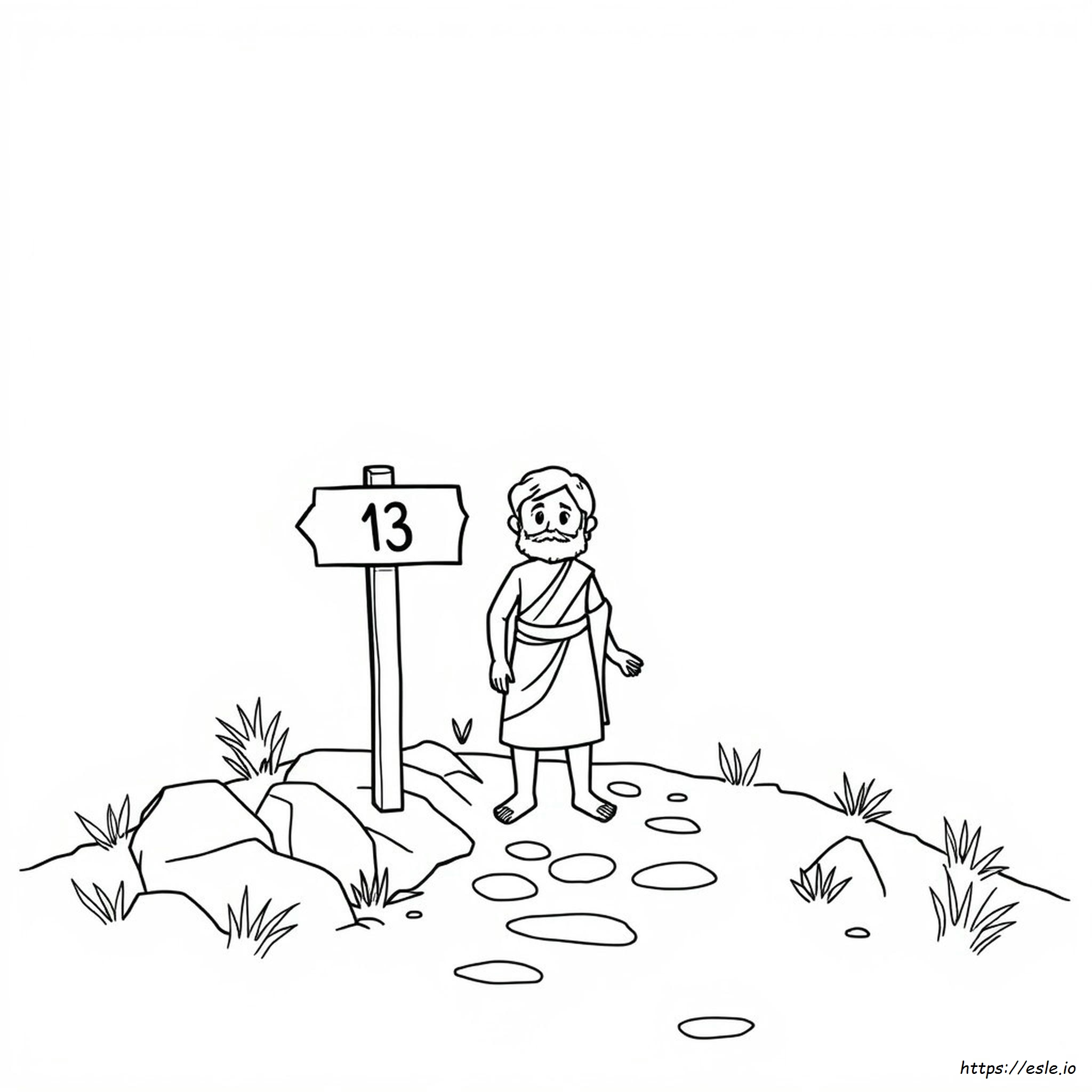 Juan 13 34 Para Colorear
