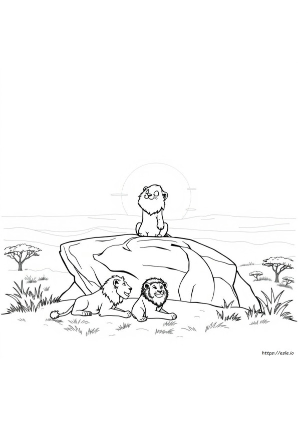 Mewarnai Gambar Mufasa