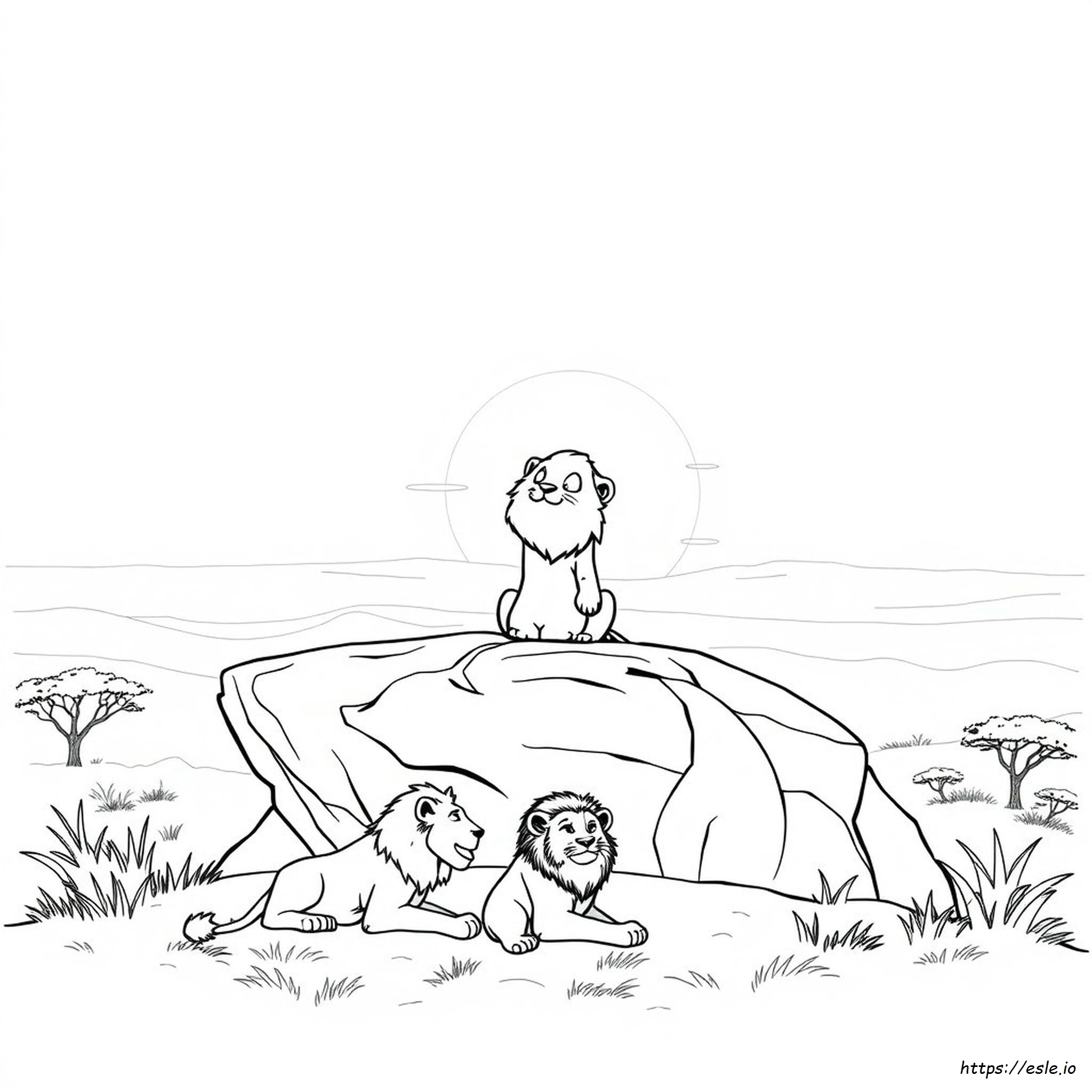 Coloriage Mufasa