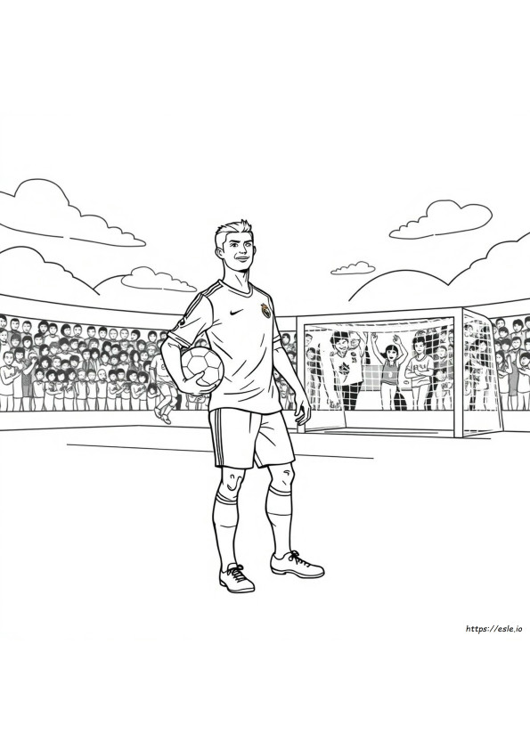 Kolorowanki Cristiano Ronaldo