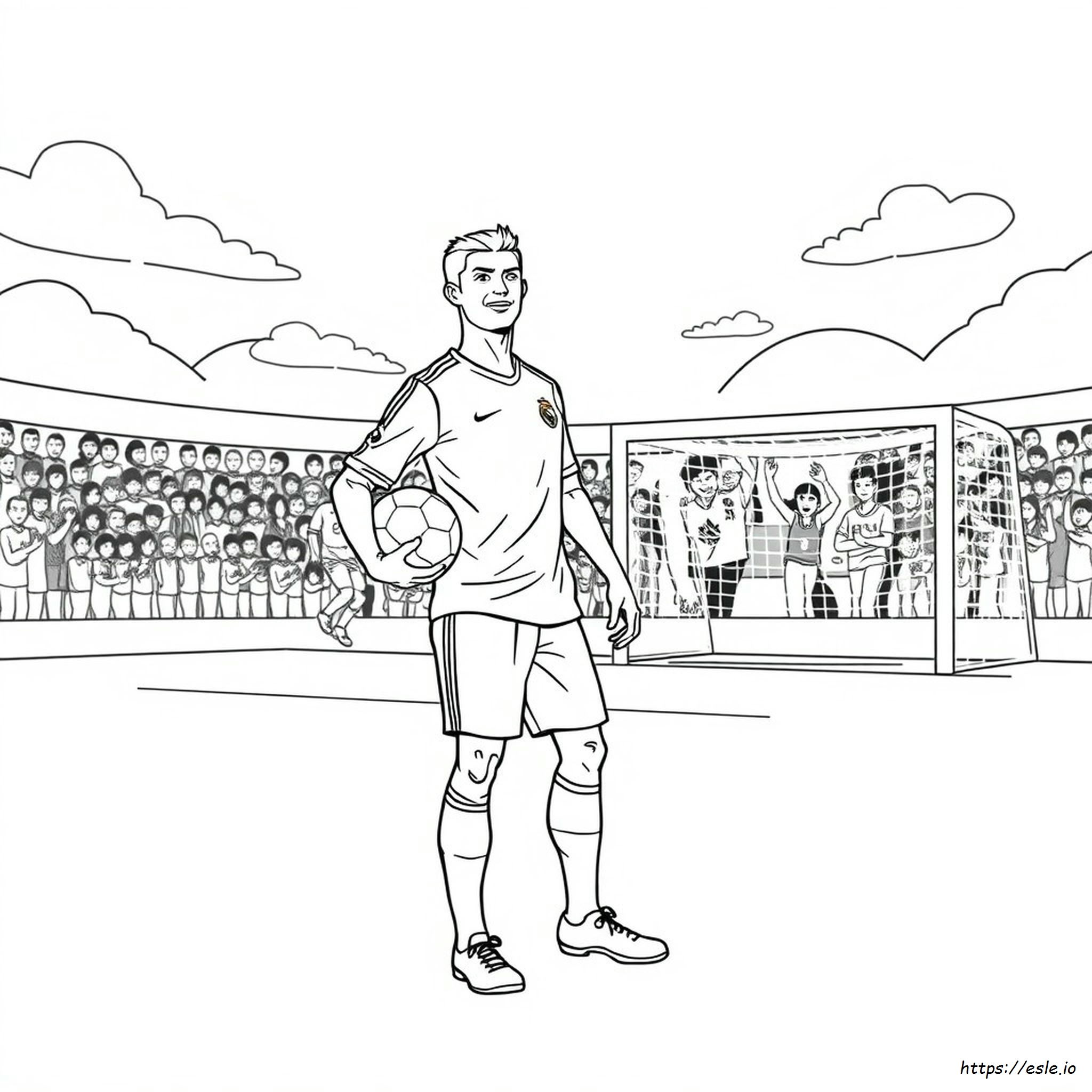Coloring Pages Of Cristiano Ronaldo