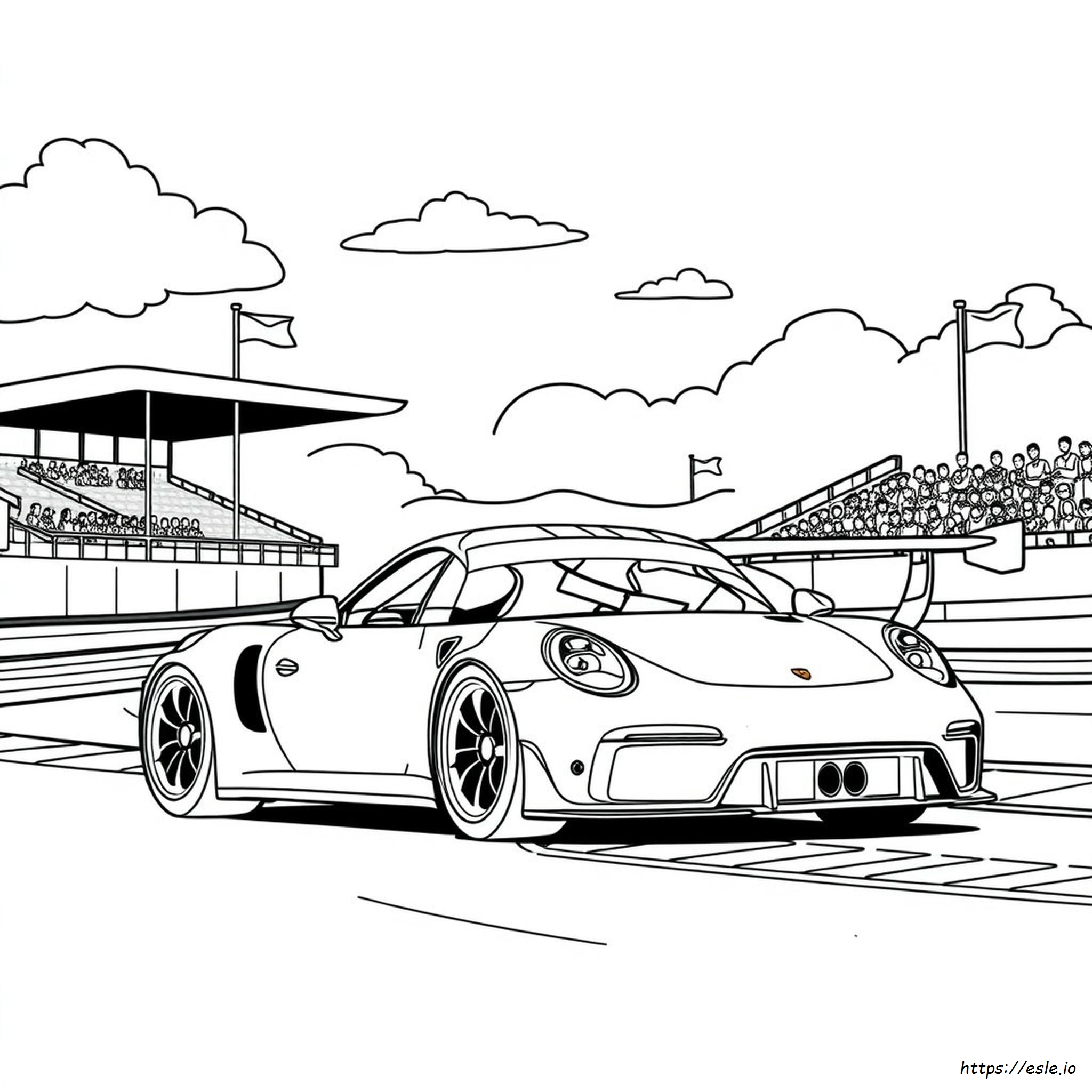 Porsche 911 Gt3 Ausmalbilder