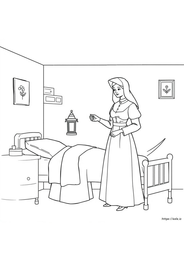Florence Nightingale Da Colorare