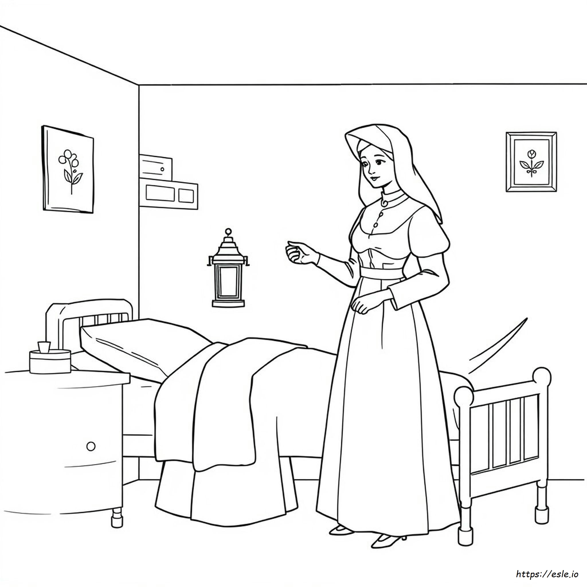 Florence Nightingale Da Colorare