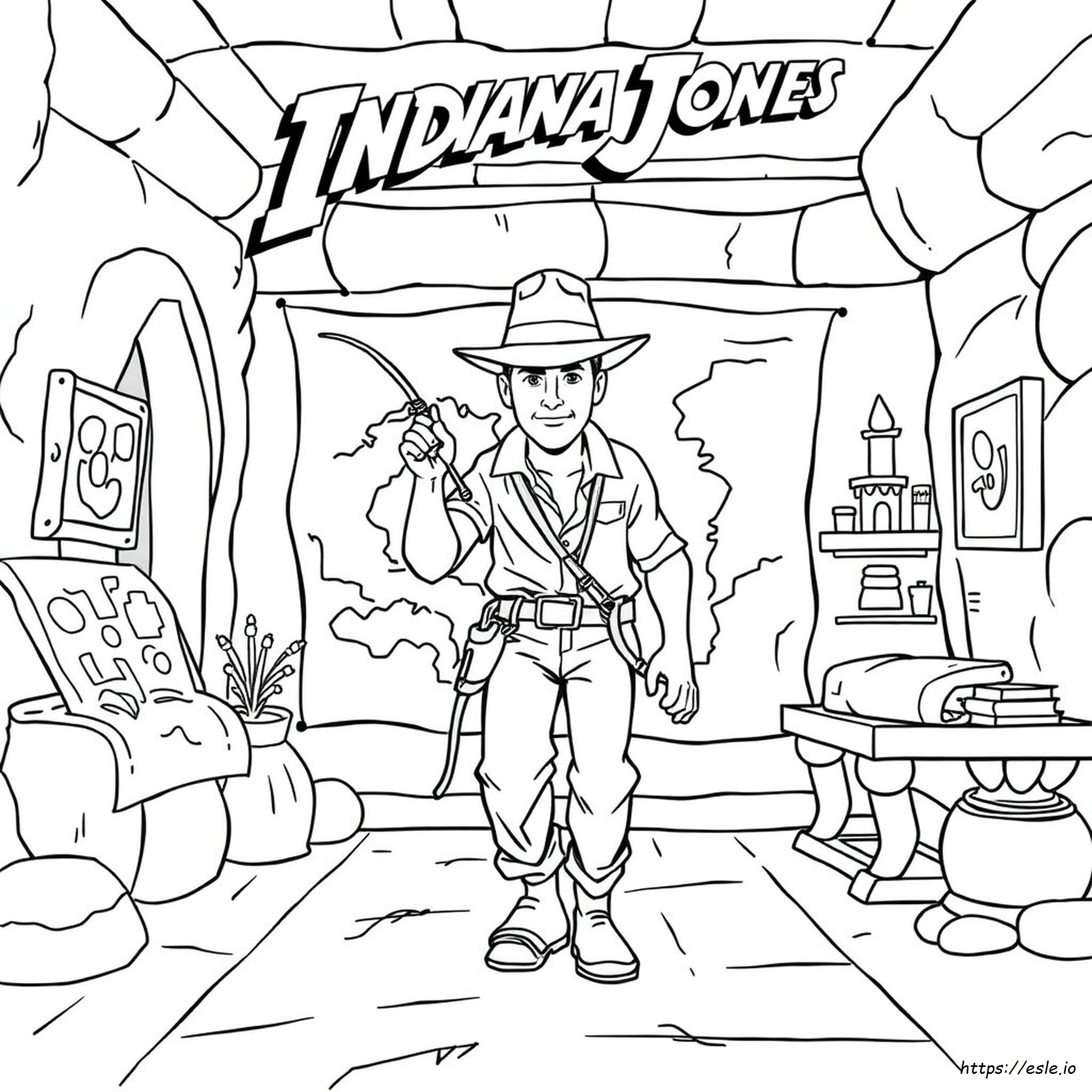 Páginas Para Colorear De Indiana Jones Imprimibles Gratis