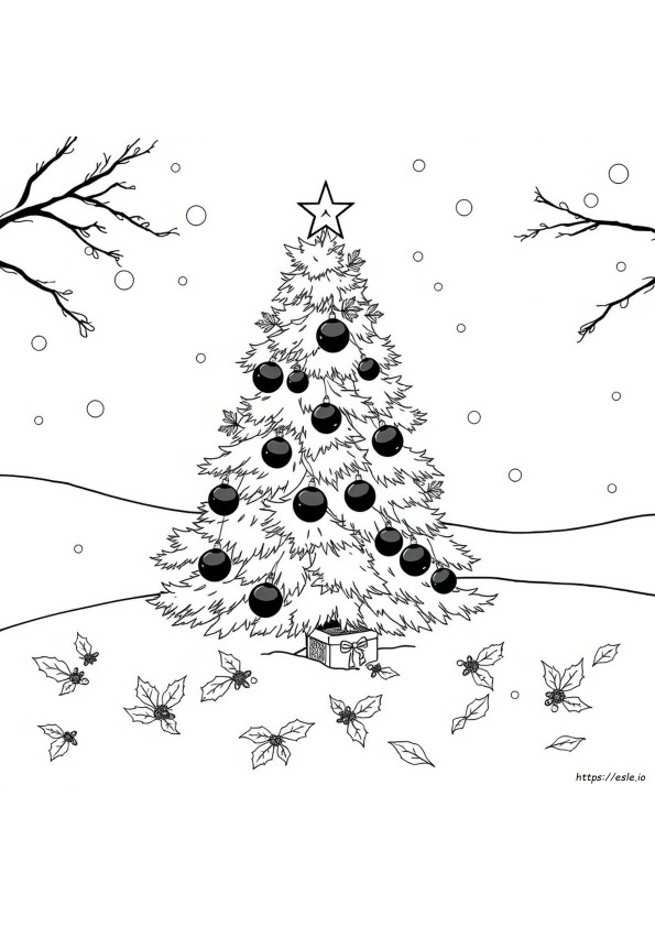 Coloriages Noël Gothique