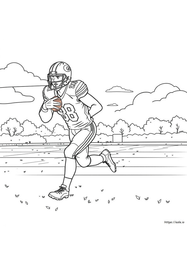 Dalvin Cook Mewarnai Gambar