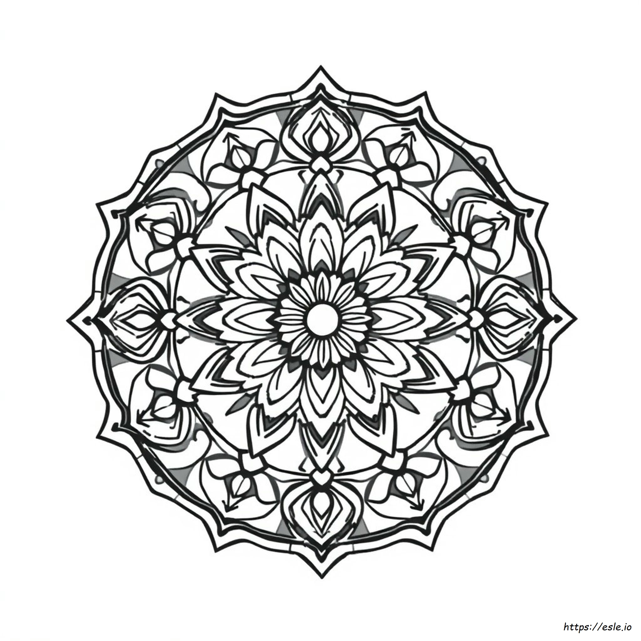 Mandalas Detallados Para Colorear Para Adultos