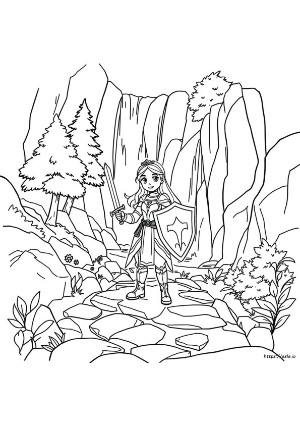 Nella The Princess Knight Coloring Book