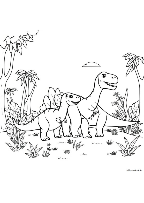 Dinozor Boyama