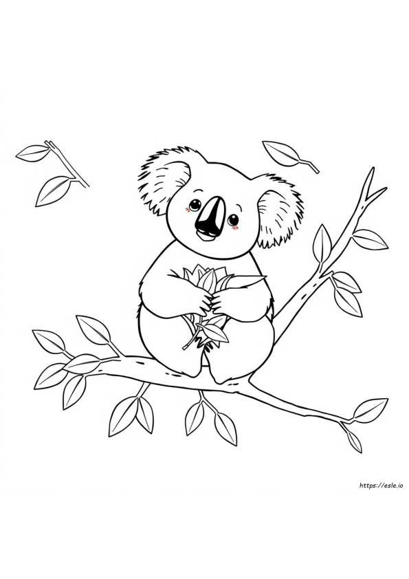 Koala Beruang Gambar Mewarnai