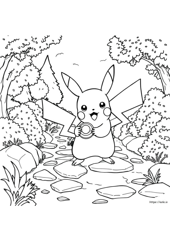 Gambar Mewarnai Pokemon Diamond