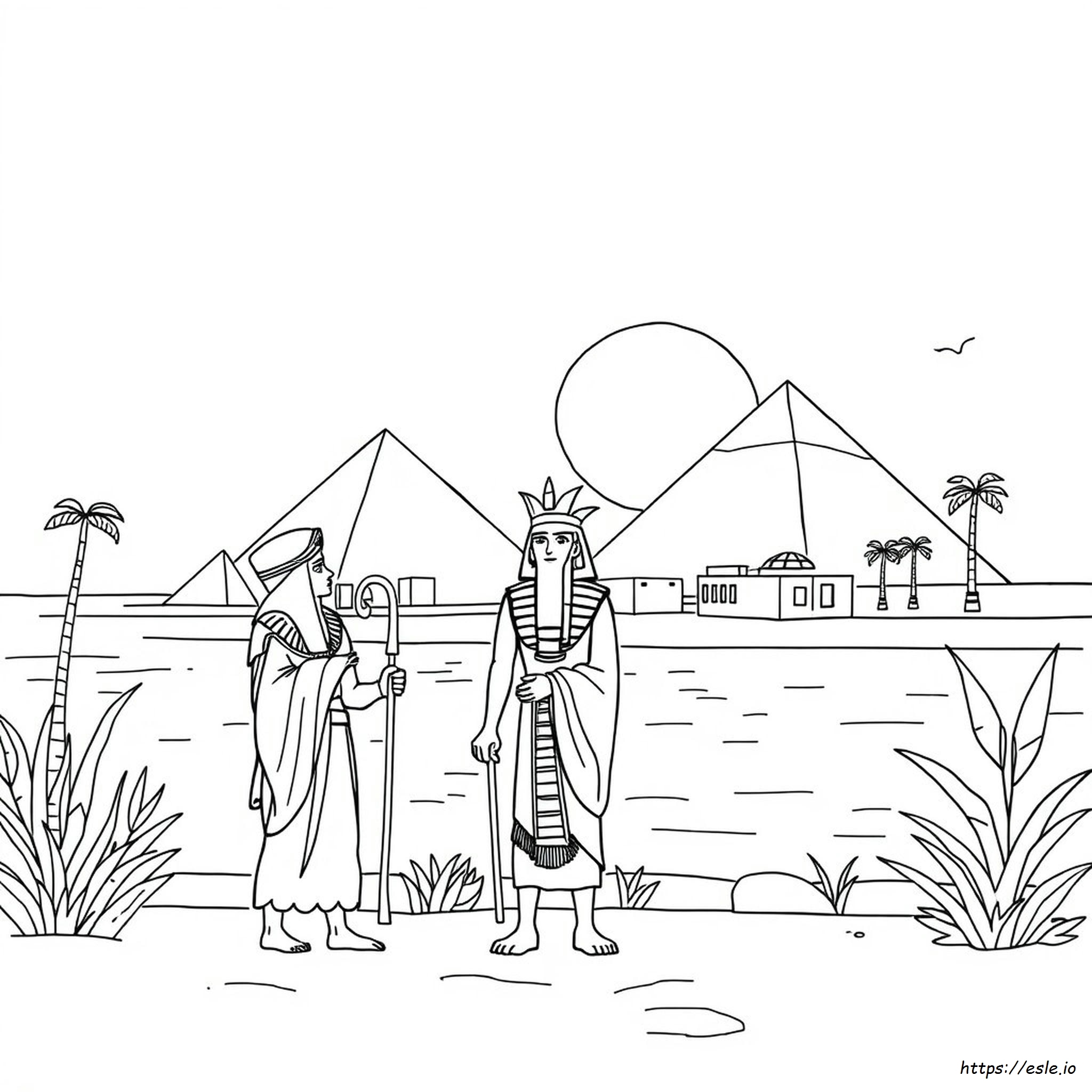 Ancient Egypt Coloring Pages Printable