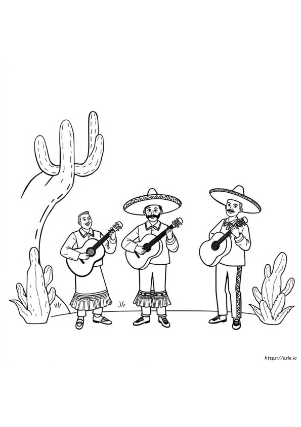 Free Mexican Coloring Pages