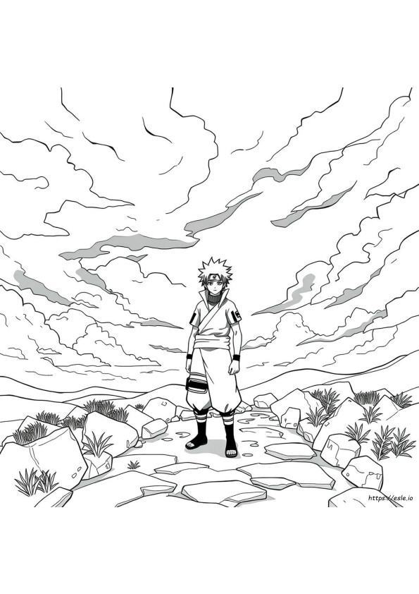 Sasuke Da Colorare