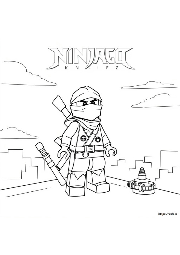 Ninja Kidz Payton Kleurplaten